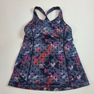 Lululemon women tank Kanto Catch Me Tank Windy bloom polka dot Water Color 6